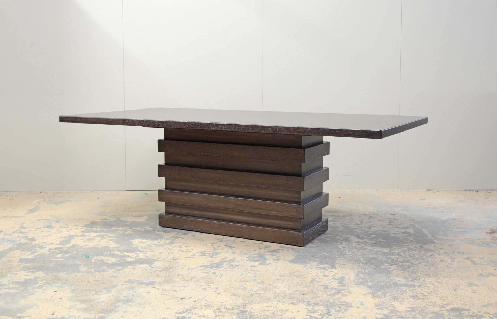 NEW Block Dining Table: White Oak