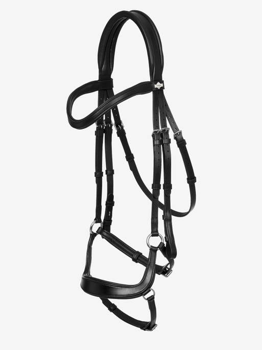 Arika Drop Bridle Black/Silver Full