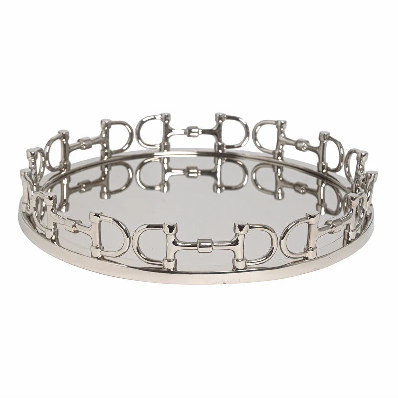 Snaffle Bit Round Tray