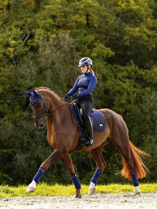 Spectrum Dressage Square Ink Blue Large