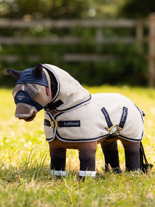 Toy Pony Fly Rug Grey/Navy