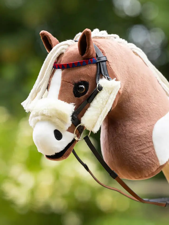 Hobby Horse Racing Bridle Set Black