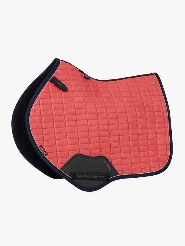 Suede Close Contact Square Cranberry: Large/ Full
