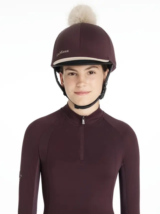 Classique Pom Hat Silk Damson