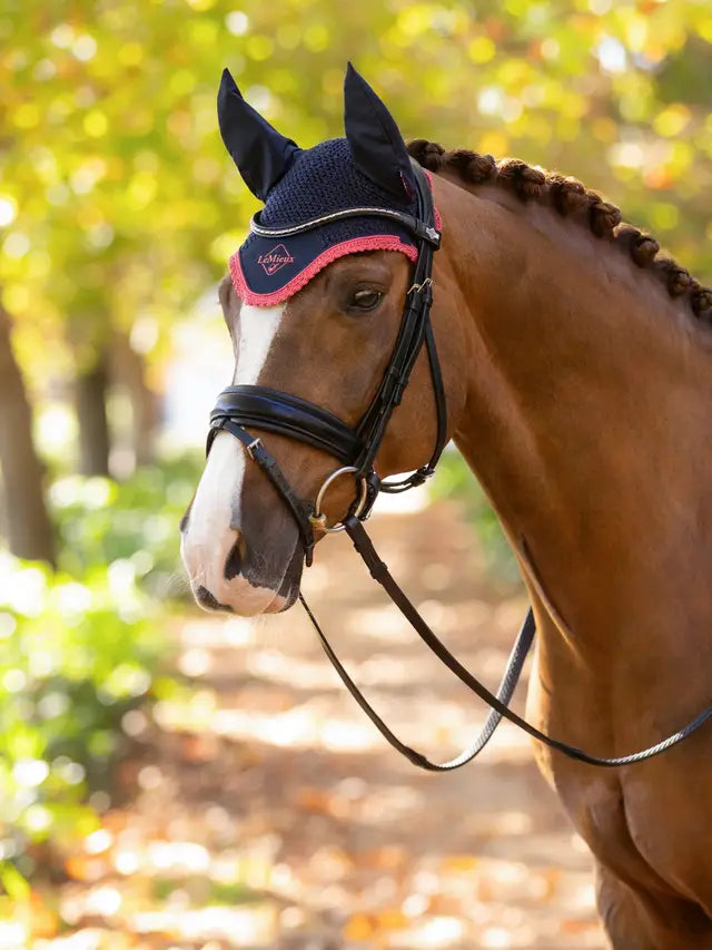Classic Fly Hood Navy/Cranberry: Full