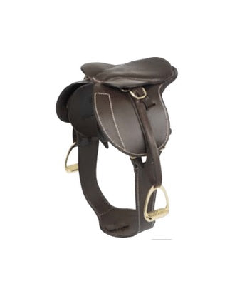 Toy Pony Jump Saddle & Stud Girth Brown
