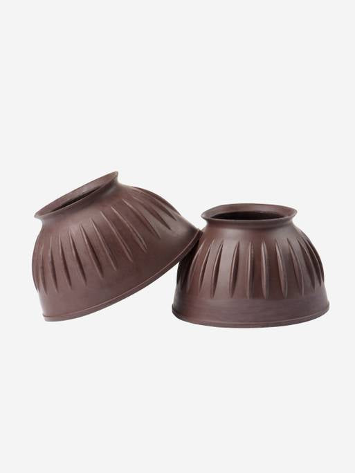 Rubber Pull On Over Reach Boots Brown Large