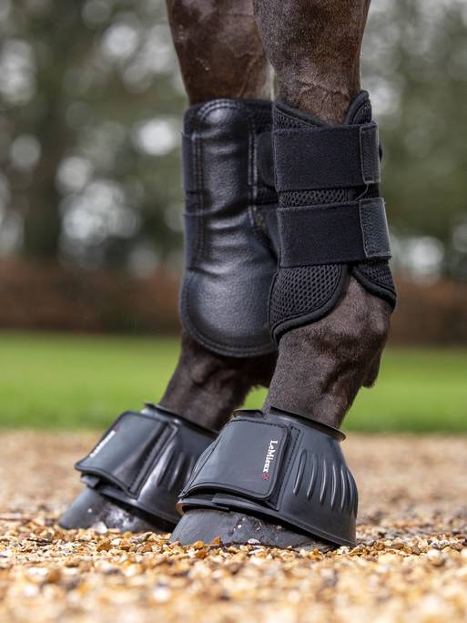 Rubber Bell Boots Black X-Large