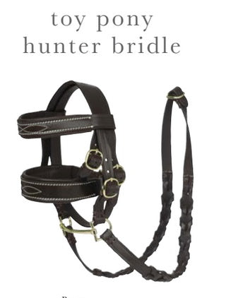 Toy Pony Hunter Bridle Brown