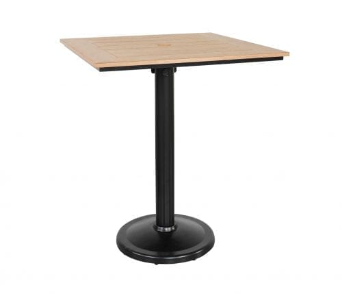 Skye 32″ Square Pedestal Bar Table