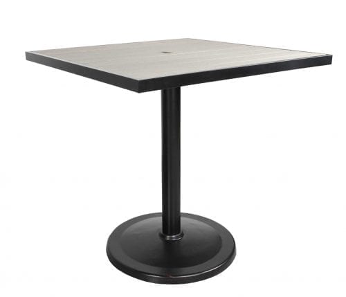 Kensington 32″ Square Pedestal Bar Table