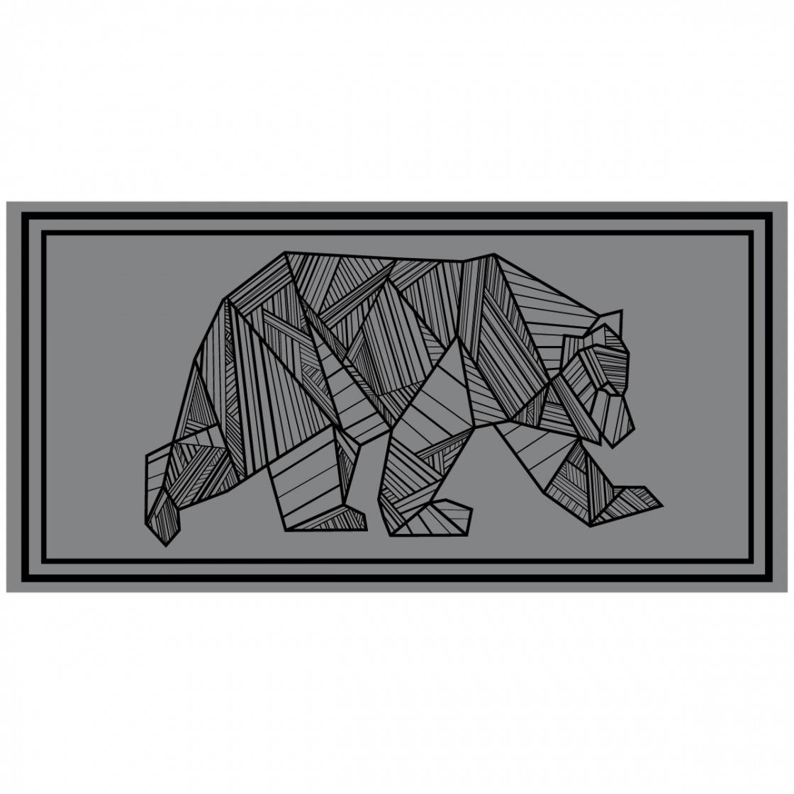 Bear Outdoor Mat - 18’ x 9’ Black/Grey