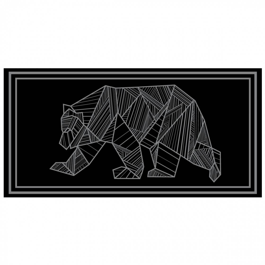 Bear Outdoor Mat - 18’ x 9’ Black/Grey