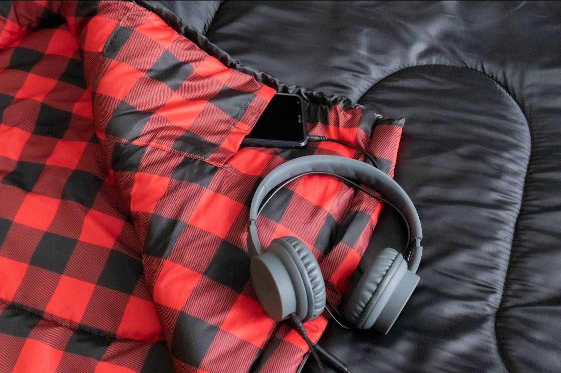 Mini-Tonquin Sleeping Bag Red/Black Plaid