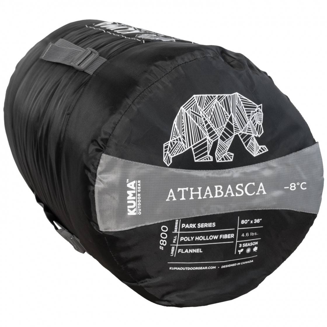Athabasca Sleeping Bag  Red/Black Plaid