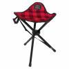 Tri Pod Chair - Black/Red Plaid