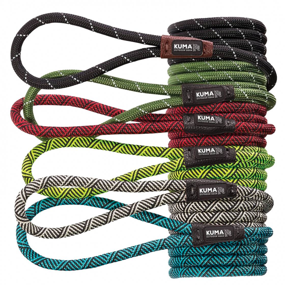 Kuma 3 in 1 Dog Leash Lime/Black