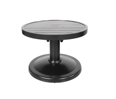 Monaco 24″ Round Pedestal Side Table
