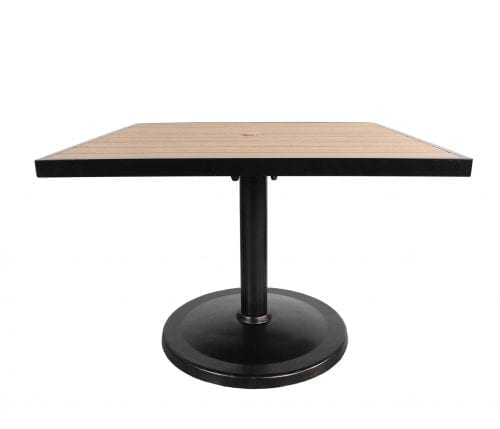 Kensington 42″ Square Pedestal Dining Table