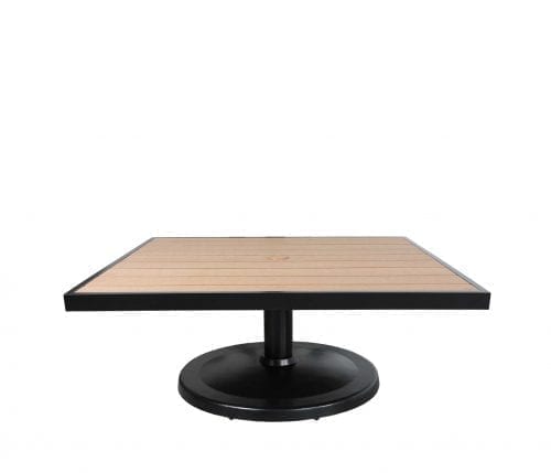 Kensington 36″ Square Pedestal Coffee Table