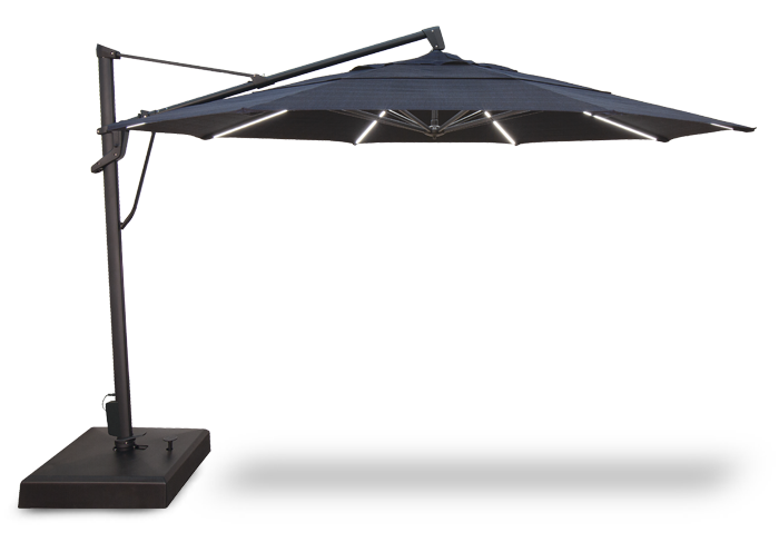 In Stock 13' Starlux LED Cantilever Umbrella
