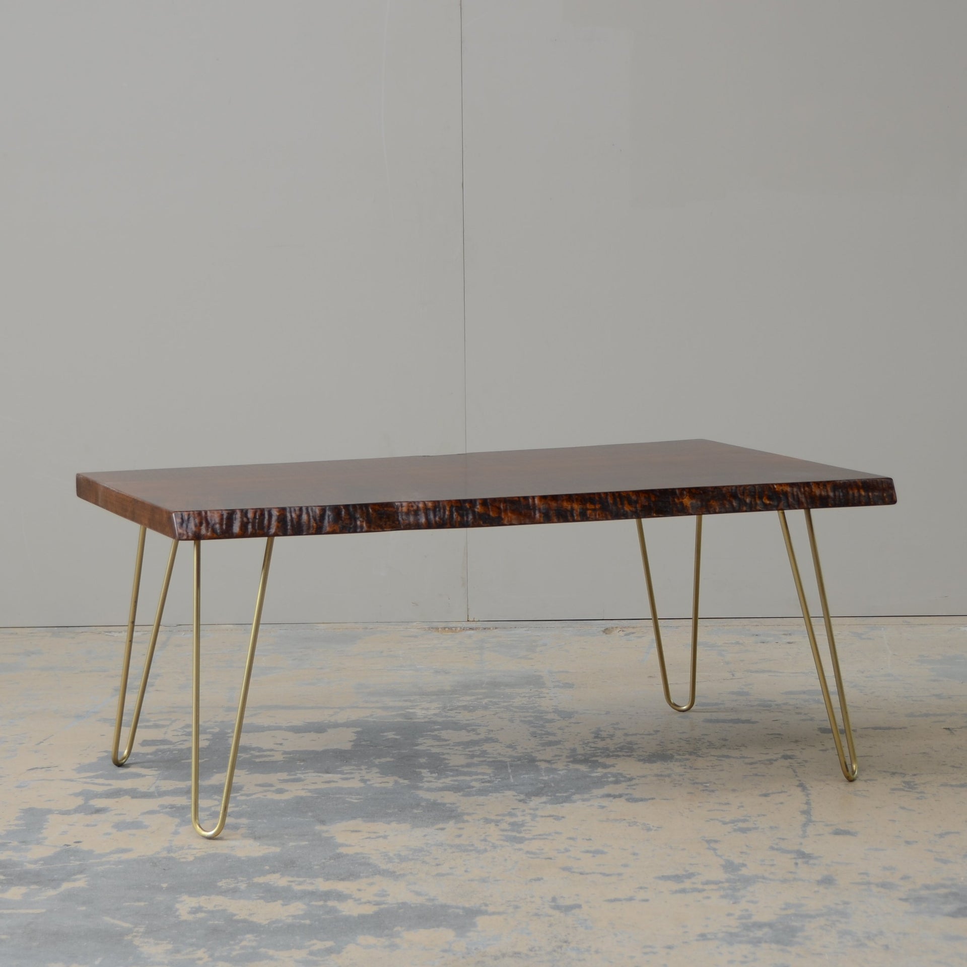 Live Edge Curly Maple Coffee Table