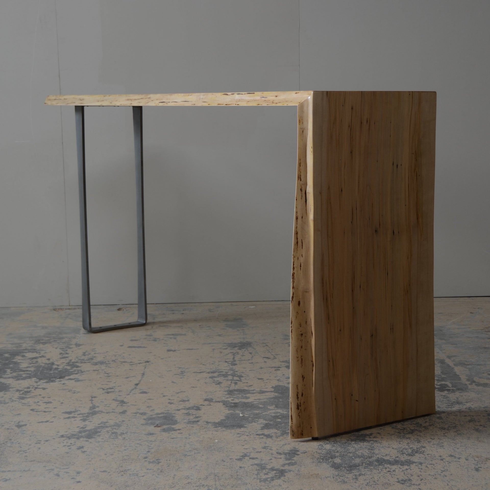 Waterfall Live Edge Table - Wormy