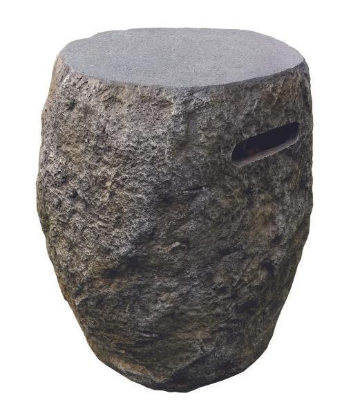 In Stock Elementi Boulder Round Propane Tank Cover